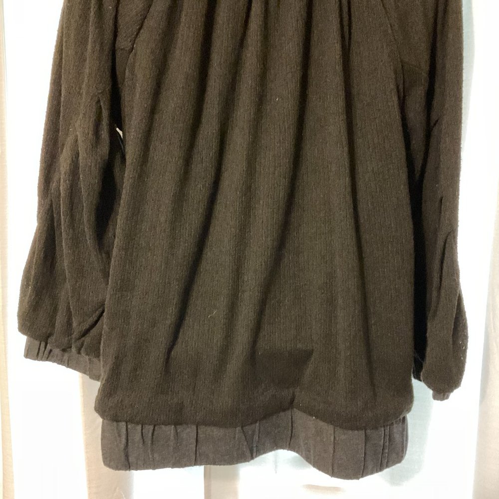 Marc by Marc Jacobs Jacket XS Black Collar Pockets Puff Long 3/4 Sleeve - Picture 7 of 8